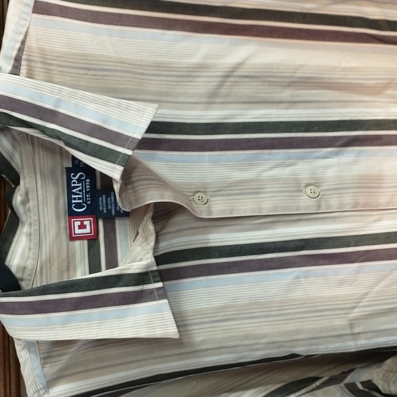 Chaps Long Sleeve Button Down Shirt XL NWT - Picture 7 of 8